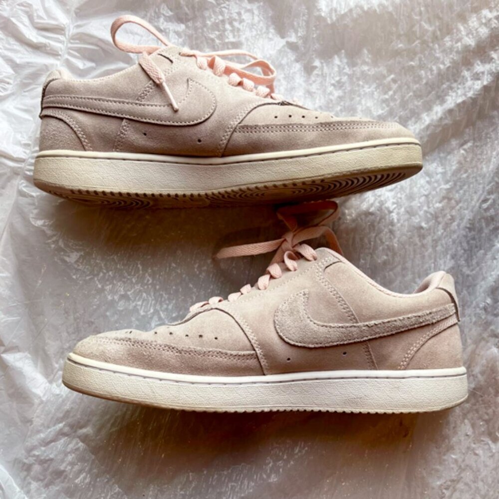 Nike Air Force 1 '07 Low in Pale Pink/Suede – Women's Size 8.5 🌸✨